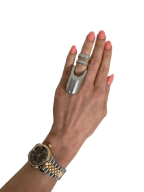 Clio- The Radiant Wearable Vibrating Ring; Sexual Jewelry (size: 7)